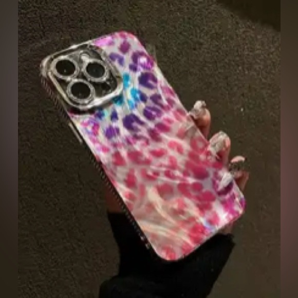 Colorful Leopard Print IPhone 13 Pro Max Phone Case - Picture 1 of 5